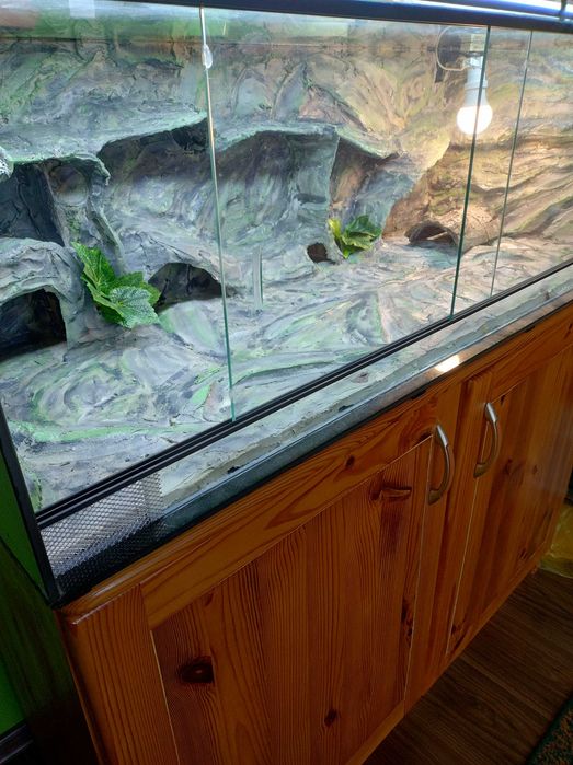 Terrarium szklane 120x40x50