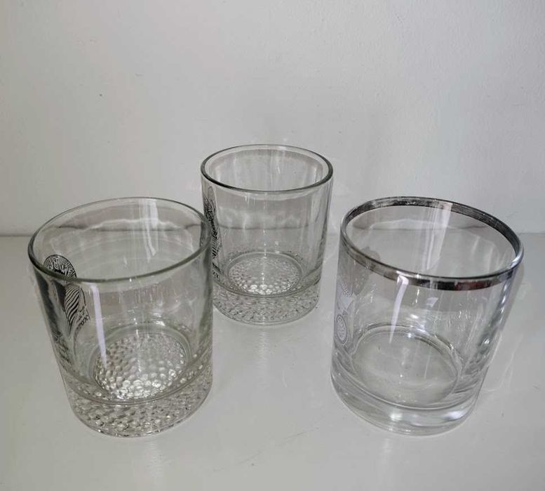 Copos vidro whisky coleção Ford e Black Tulip