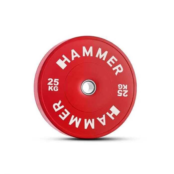 Obciążenie bumper 25 kg HAMMER 50mm - sklep stacjonarny