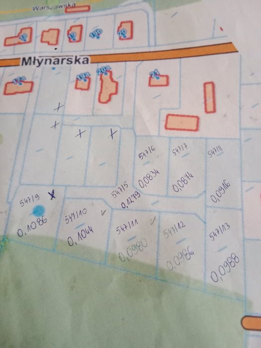 Działka w Słupnie ul. Młynarska