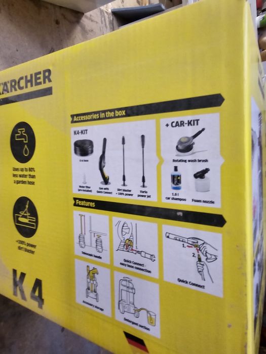 Myjka Karcher k4 clasic +car-kit Nowa