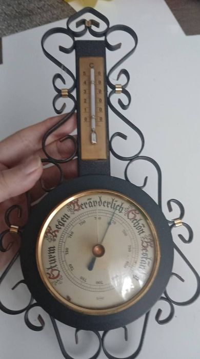 Barometr termometr vintage  kolekcjonerski