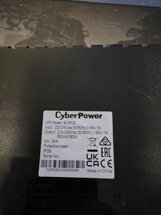 Zasilacz awaryjny Cyber Power 650 va