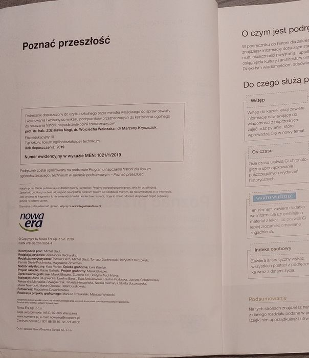 Poznać przeszłość  1 podręcznik  + karty pracy
