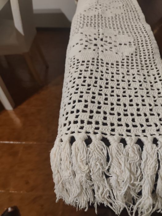 Renda antiga feita não em algodão