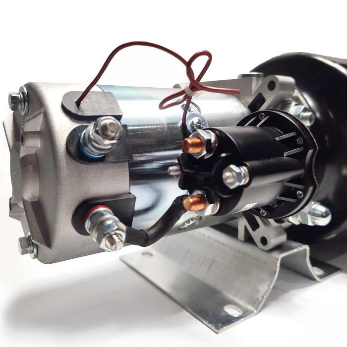 Міні маслостанція під двоходові циліндри (12 В, 1.6 кВт, з баком 10 л)