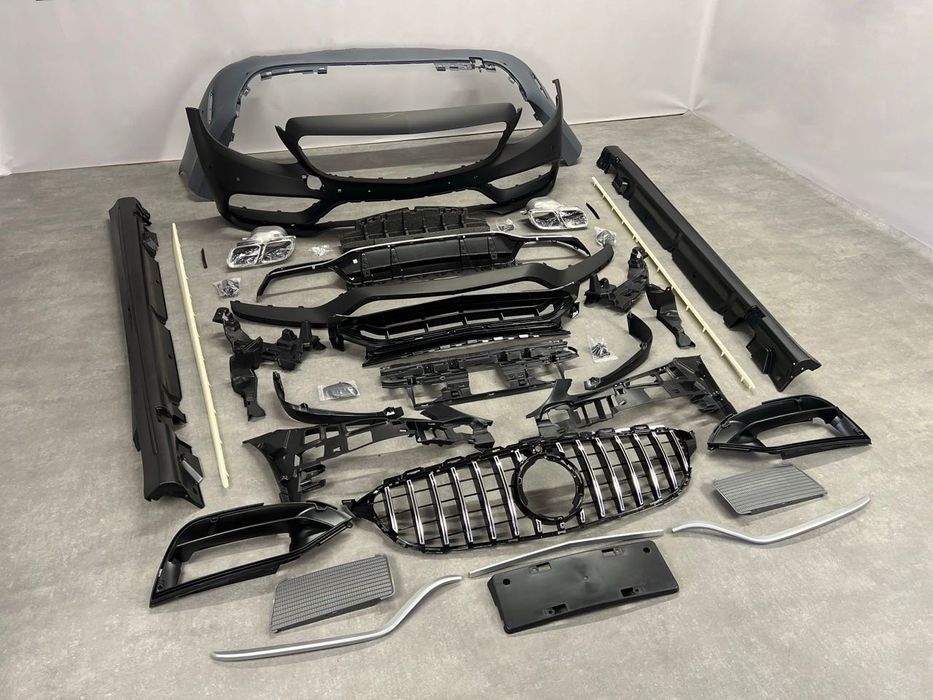 Обвес Mercedes-Benz (c205 / W205 c63) Обвіс Мерседес С63 стиль silver