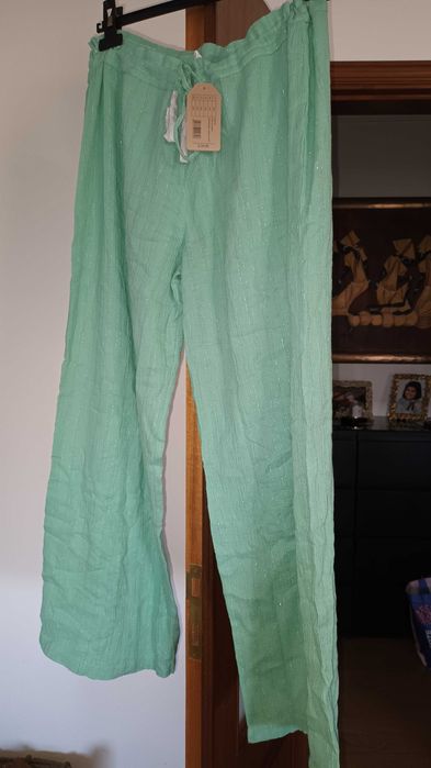 Pantalonas verde-menta