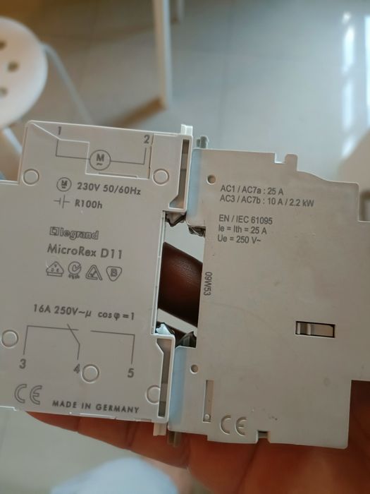 Legrand stycznik modułowy, programator czasowy