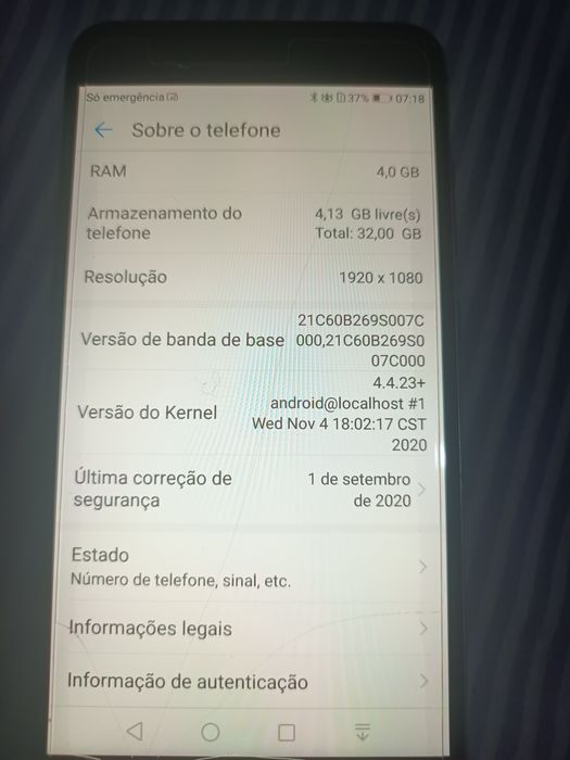 HUAWEI P10 lite bom estado