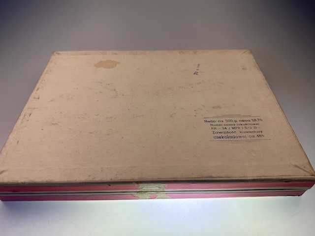 Wedel 22 lipca pudełko kolekcjonerskie po czekoladkach 1966 r mieczyki
