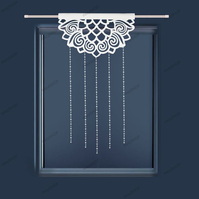 Panel dekoracyjny filcowy 130x80 z koralikami