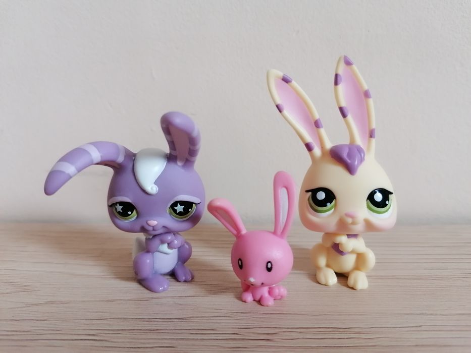 Littlest pet shop lps zestaw króliczków