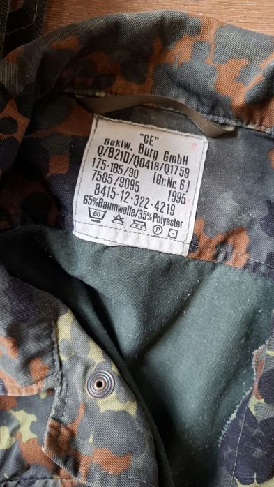 Kamuflaż flecktarn do asg