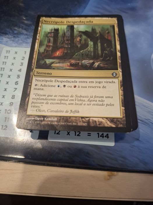 Cartas de baralho de Slivers de várias  expansões com 30 anos