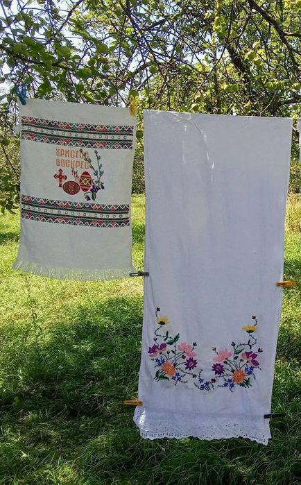 Рушники серветки вишиті хрестиком