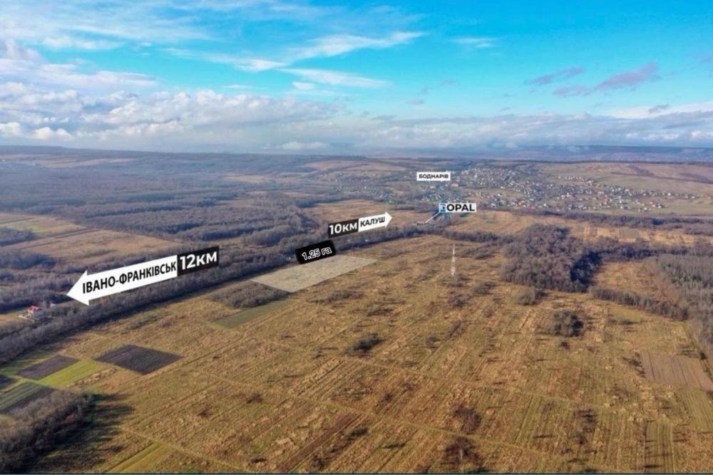 1 ряд комерційне призначення 12 км від Івано-Франківська