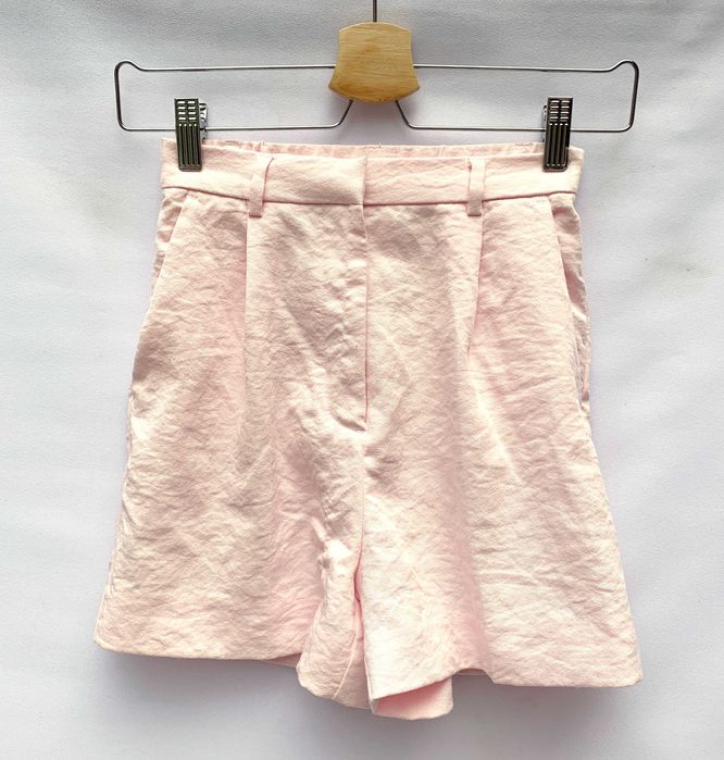 Spodenki Szorty H&M Pudrowy Róż 32 XXS Różowe