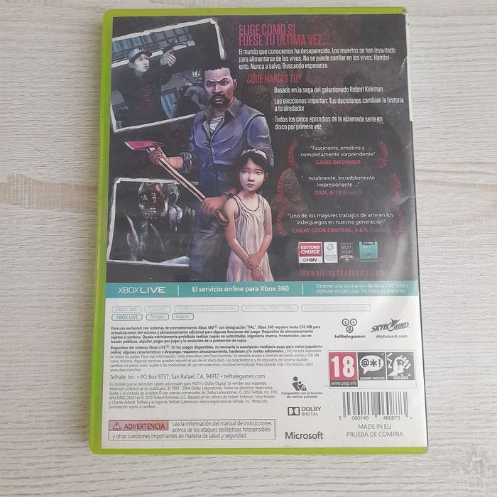 Продам диск с игрой The walking dead на xbox 360