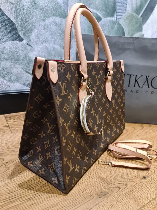 Duża torba damska aktówka shoperka Louis Vuitton LV