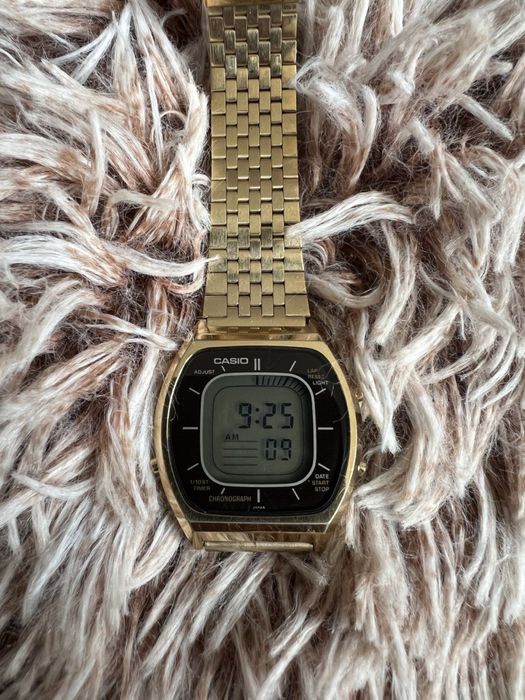Zegarek Casio Time Scan 1979r Niespotykany złoty kolor.