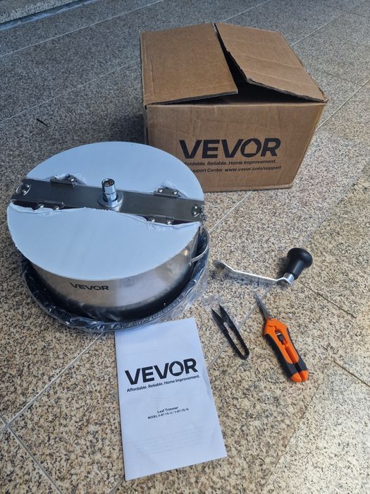 aparelho de aparar folhas VEVOR (modelo V-BT-TS-12),