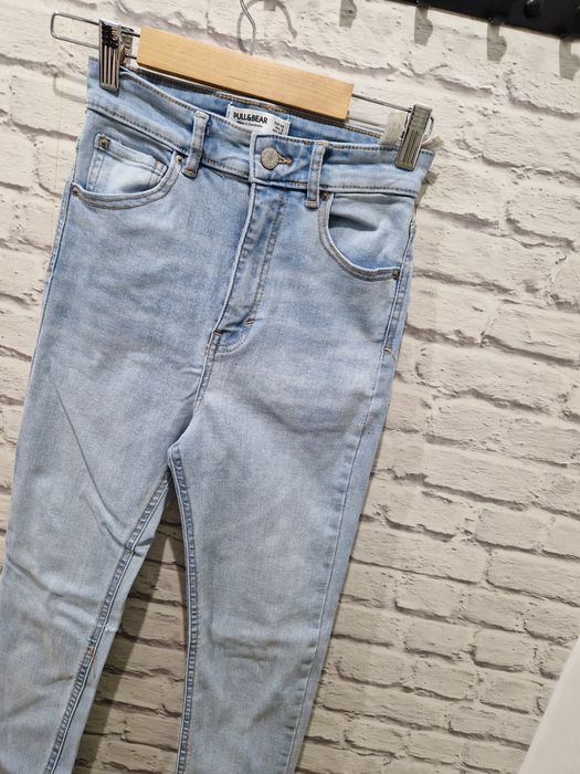 Spodnie Pull&Bear wysoki stan