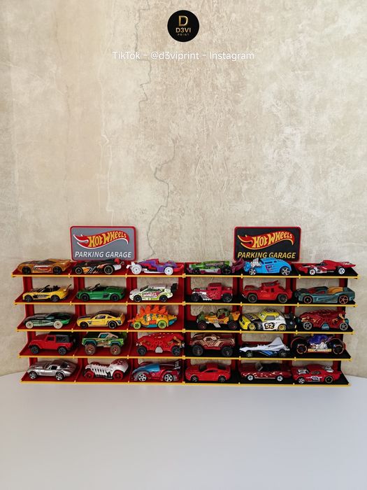 -10% ‼️Стенд-гараж для машинок 1:64 Hot Wheels, Matchbox та інших