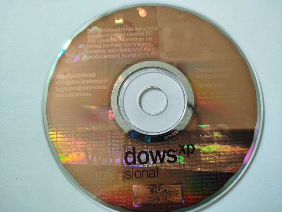 Nośniki Windows XP PRO i HOME oraz OFFICE 2000 SB i inne do wyboru