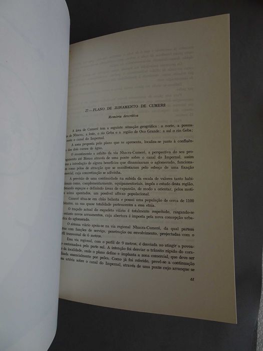 Livro Ordenamento Rural e Urbano na Guiné Portuguesa 1973