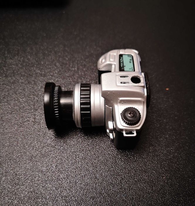 Isqueiro em forma de máquina fotográfica