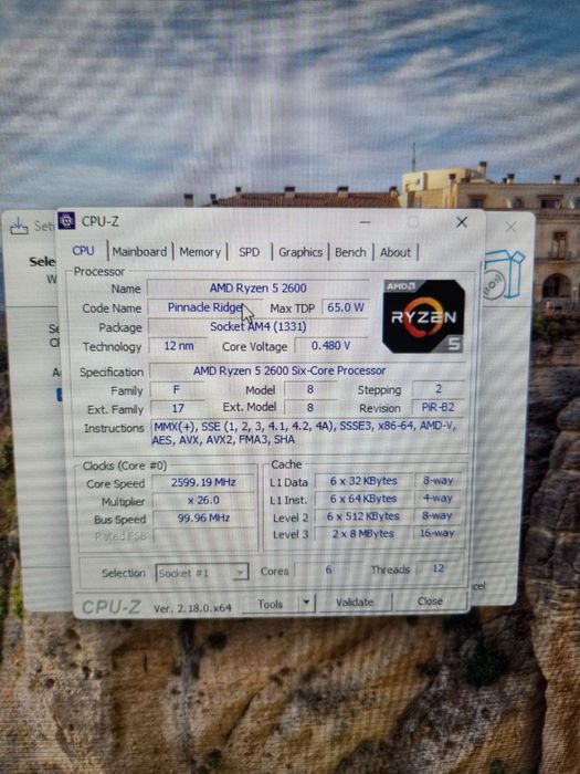 Комп'ютер ryzen 5 2600 gtx 1660 super 16gb