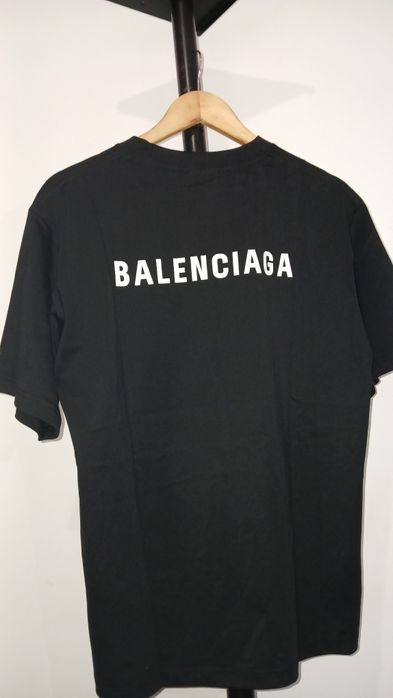 Balenciaga Logo T-shirt preta