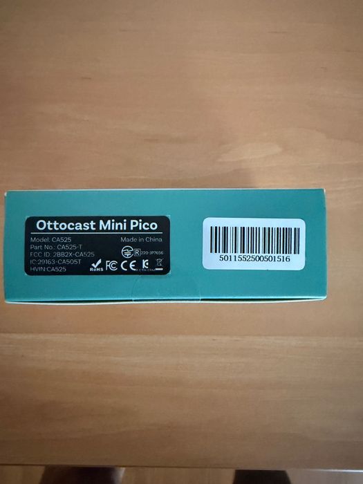 Ottocast Mini, adaptador sem fios 2 em 1 CarPlay Android
