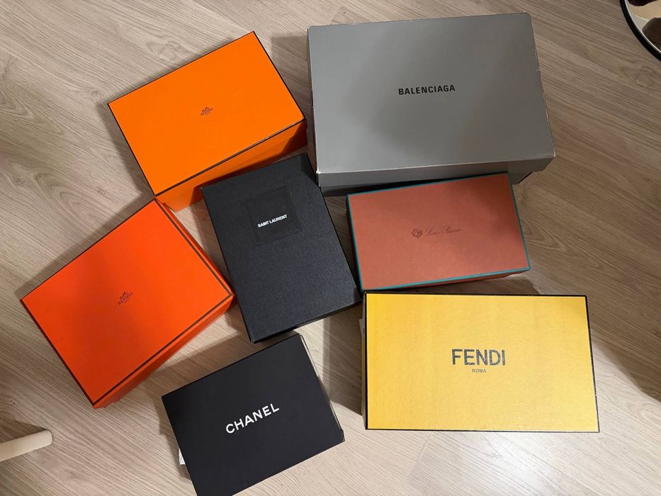 Брендові подарункові коробки hermes balenciaga lora piano fendi chanel saint laurent