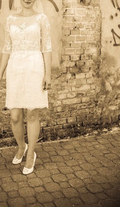 Sukienka,ślub,cywilny,chrzciny,wesele,poprawiny;projektantka Kopcyńska