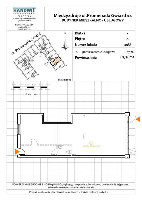 Lokal użytkowy przy promenadzie od 40 do 300 m2
