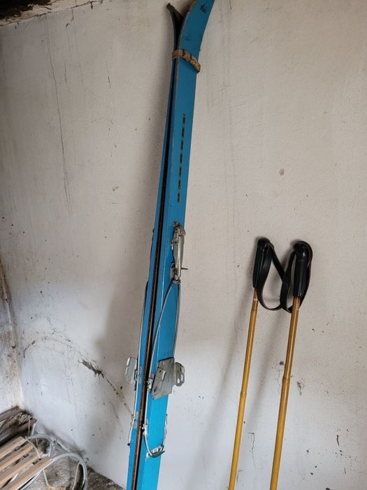 Narty retro Beskidy PRL + kijki