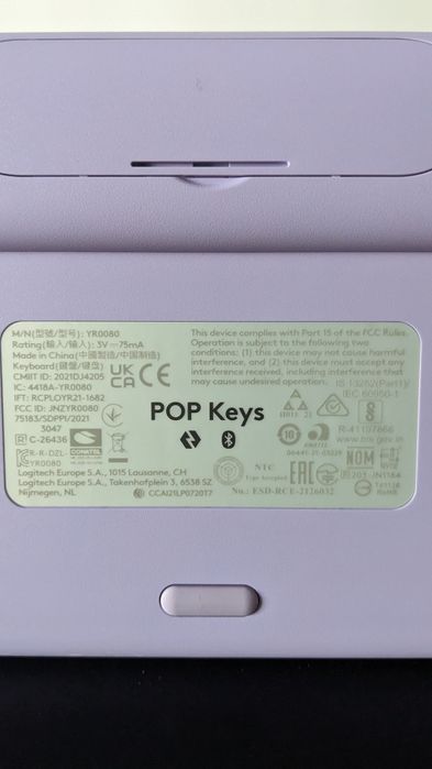Клавіатура Logitech POP Keys Wireless Mechanical Keyboard Daydream Min