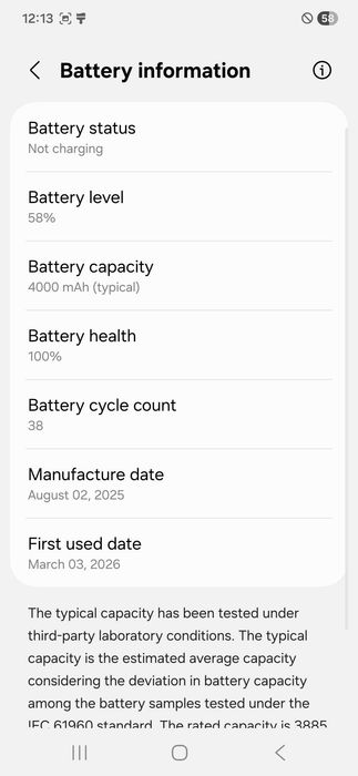 Samsung S25 (S931) 128Gb Silver Shadow (MDM unlocked) 35 циклів