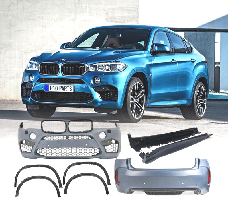 KIT CARROÇARIA BMW X6 F16 14-19 LOOK X6M PDC SRA