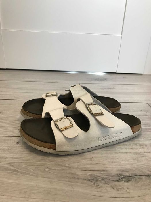 Skórzane klapki Birkenstock Arizona rozm. 39