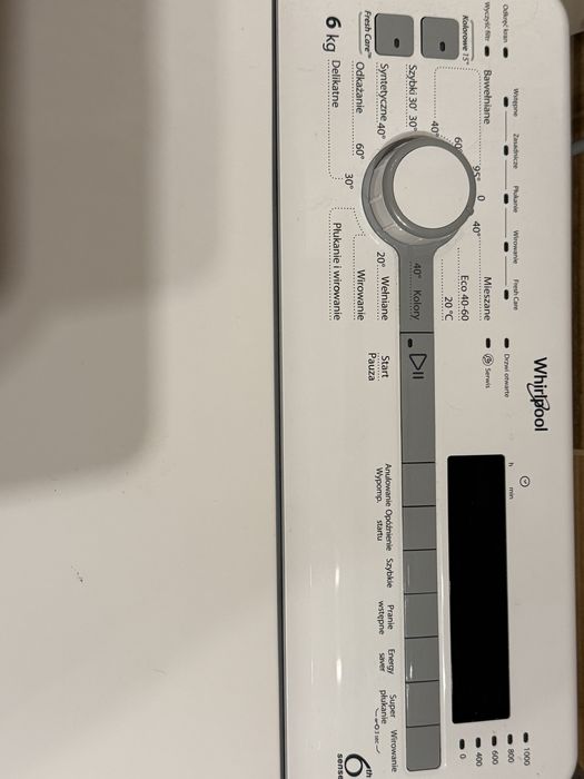 Pralka Whirlpool 6th Sense TDLR