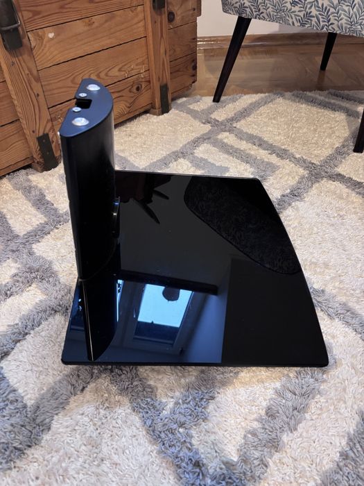 Szklany Stojak pod telewizor na dekoder