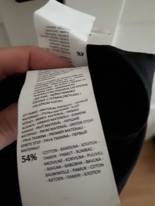 Czarne spodnie Reserved, 34, nowe, z metką, kieszenie, lampasy