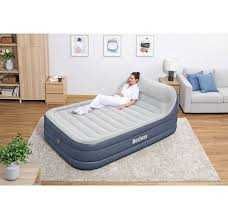 Надувная кровать с подголовником | ліжко| матрас| электронасос| диван