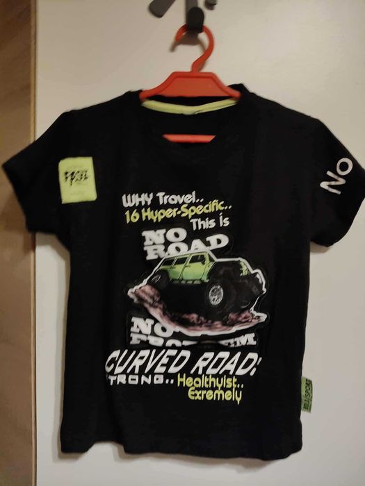 Zestaw 5 koszulek, T-shirtów chłopięcych r. 116