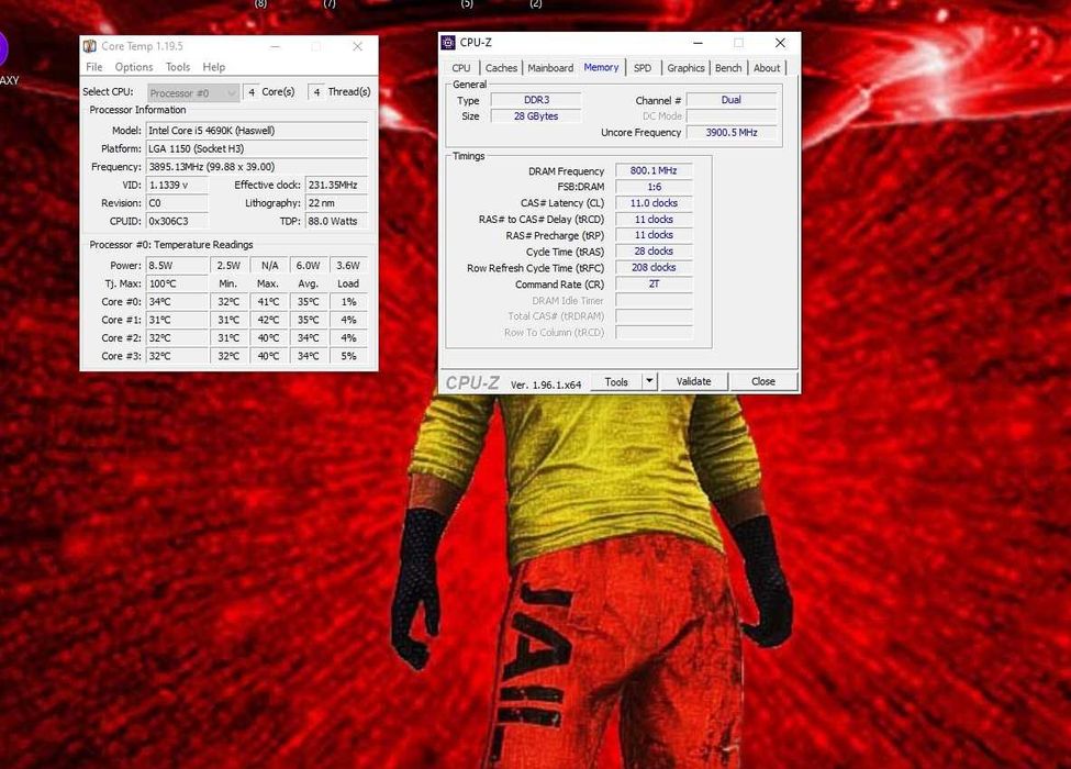 Bundle já montado i5 4690k MBoard RAM 28GB DDR3