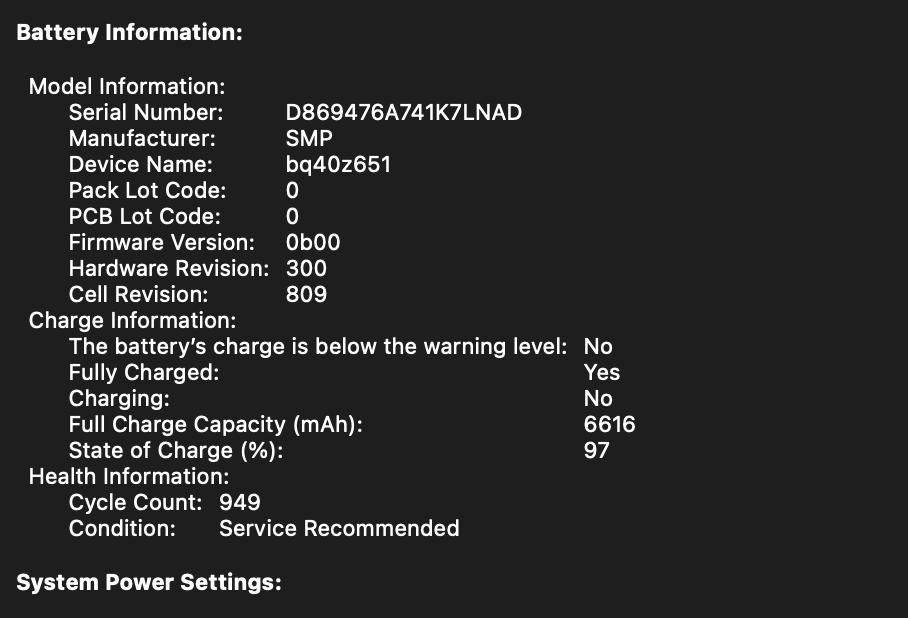 Macbook pro 16” 2019, 512gb