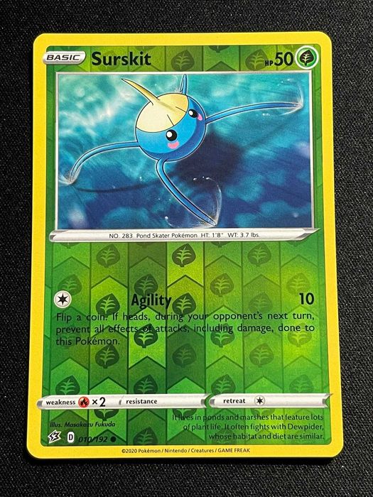 Carta Pokémon Surskit 10/192 Rebel Clash